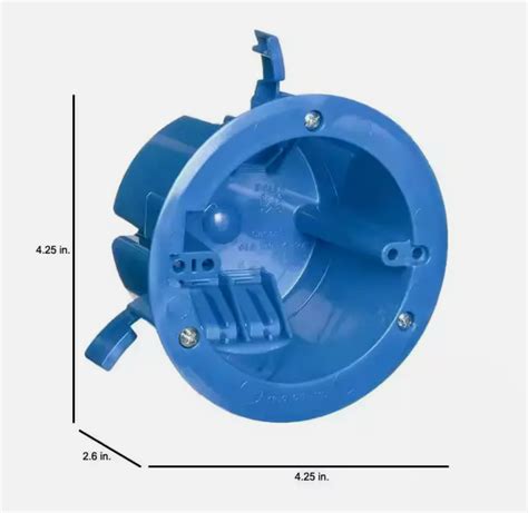 18 cu in electrical box circular|Carlon B618R.